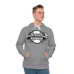 GREY BDSF All-Over-Print Hoodie - Picture 1 of 7