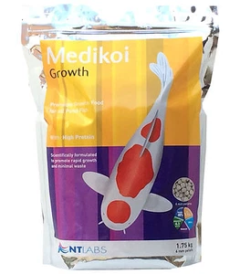 NT LABS MEDIKOI GROWTH KOI FOOD PELLET 750g, 1.75kg, 3kg, 5kg, 10kg. 6mm & 4mm - Picture 1 of 1