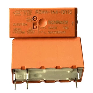 2Pcs Tyco RZHH-1A4-D012 12VDC Power Relay 6Pins 16A 250VAC - Picture 1 of 2