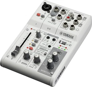 YAMAHA AG06 6ch Live Streaming Mixer USB Audio Interface AG06MK2 W White - Picture 1 of 3