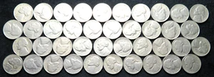 One(1) Roll of Forty(40) 1952-D Jefferson Nickels - Picture 1 of 2