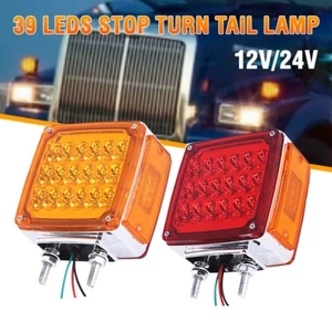 2Pc LED 12V Rear Tail Lights Indicator Stop Light Trailer Caravan Van Truck Lamp - Picture 1 of 11