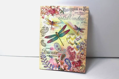 Punch Studio Notes and Stickers Dragonflies and Floral design Gold foil NEW - Image 1 of 4
