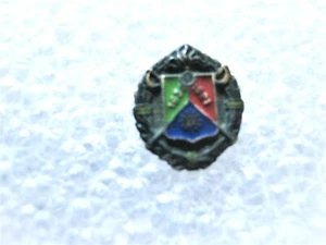ANCIEN PINS EMAIL CAVALERIE LEGION ETRANGERE 1° REC J. BALME SAUMUR - Picture 1 of 2