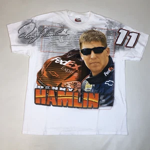 Camiseta De Colección Denny Hamlin Chase FedEx NASCAR AOP Carreras Doble Cara Talla XL - Imagen 1 de 10