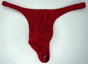 MEN'S RED THONG SIZE ADULT M - Picture 1 of 4