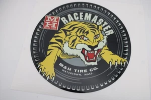 REPOP 7" M&H Tire Co Watertown Racemaster Tires Sticker Decal NEW REPOP DECAL - Picture 1 of 3