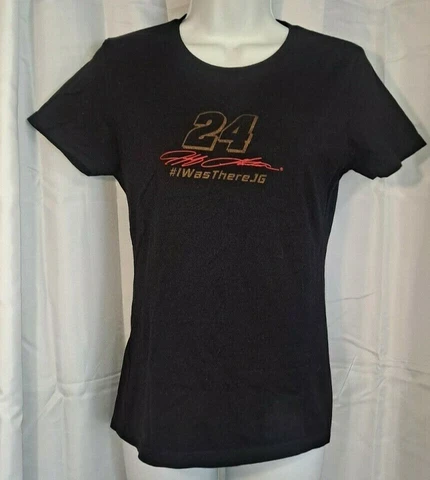 Hendrick Motor Sports Womens ShirtJeff Gordon Short Sleeve Pullover Size M Black Cover