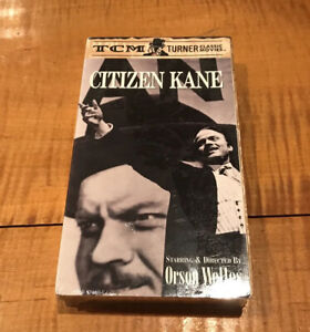Citizen Kane Vhs New Sealed Orson Wells Red bud Tmc Turner Classic Movies Vtg