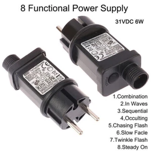 AC 220V To 31VDC 6W 8 Functional SELV LED Lamp Driver EU Plug Switch Adapter D - Bild 1 von 9