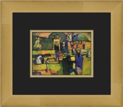Impresión enmarcada personalizada del cementerio Wassily Kandinsky Arabs I  Foto 1 de 2