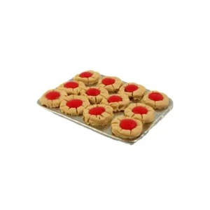 Melody Jane Dolls House Miniature Bakers Kitchen Accessory Cake Tray Jam Tarts - Picture 1 of 8