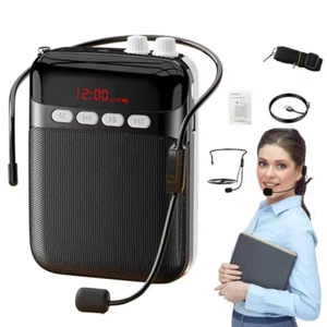 Portable Voice Amplifier PA System for Teachers w/Microphone Personal Speaker - Picture 1 of 26