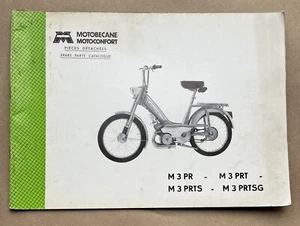 Motobecane Motoconfort Caddy Spare Part Catalog Type M3 PRT PRTS French - Picture 1 of 2