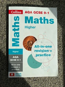 NEW Collins AQA GCSE 9-1 Maths Higher All-in-one Revision Practice AQA + ebook - Picture 1 of 3