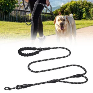 Durable 6FT Dog Lead Leash Strong Soft Rope for Medium Large Dogs Outdoor Walks - Picture 1 of 9