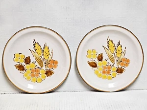 International China Stoneybrook Rushwood Salad Plates 7 5/8" Flowers Exc Set 2 - Picture 1 of 7