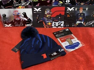 Max Verstappen 2023 F1 World Champion Red Bull Team Beanie & Banner Blue OSFM - Picture 1 of 10