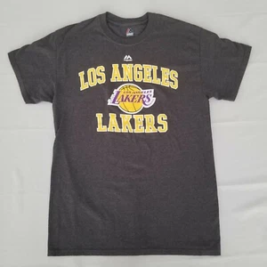Camiseta NBA LA Lakers Hombre Gris Medio Majestuosa Camiseta A2 - Imagen 1 de 9