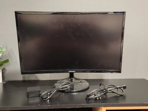 Samsung 390C Series 24" LED Curved FHD AMD FreeSync Monitor (HDMI, VGA) - Black - Picture 1 of 5