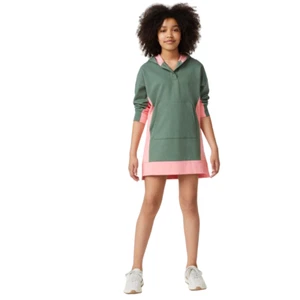 Free Assembly Girls Color Block Hoodie Dress, Sizes XS (4-5) - Picture 1 of 4