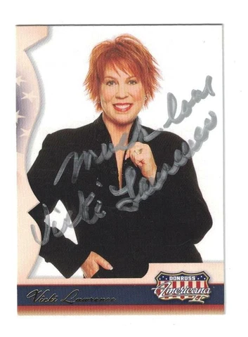 Vicki Lawrence Signed Autographed 2008 Donruss Americana II Card Actress Singer Cover