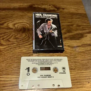Neil Diamond Hot August Night II Cassette 1987 CBS Columbia CGT 40990 - Picture 1 of 3