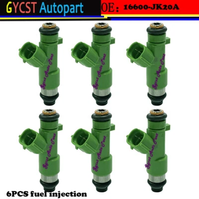 16600-JK20A inyección de combustible para Nissan 2009-2014 para Máxima Murano V6 3,5 L 6 piezas  Foto 1 de 4