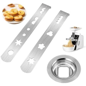 Accesorios para molinillo de carne de acero inoxidable metal hágalo usted mismo piezas de moldes para pasteles de galletas - Imagen 1 de 12