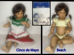 2004 Limited 36/200 Monika Levenig 16” Beach /Cinco De Mayo Porcelain Doll W Box - Picture 1 of 21