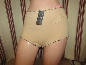 Damen Youmita sexy hellbraun hoch geschnitten Slip Höschen Größe M - Bild 1 von 2