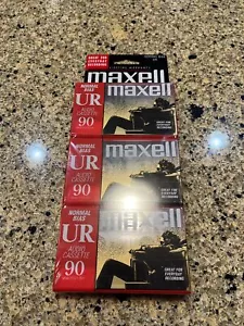 (3) NEU Maxell UR-90 Kassettenbänder - Bild 1 von 2