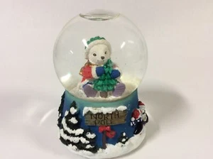 North Pole Snow Globe 3 1/2” Bear - Picture 1 of 8