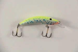 KÖDER GOLD ASSAN WOBBLER BOGENFORELLE 5,5cm 3,5g SCHWIMMENDE HANDARBEIT aus Holz! - Bild 1 von 56