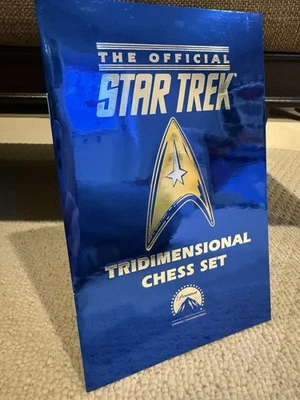 The Official STAR TREK Tridimensional 3D Chess Set MANUAL ONLY - Image 1 of 4