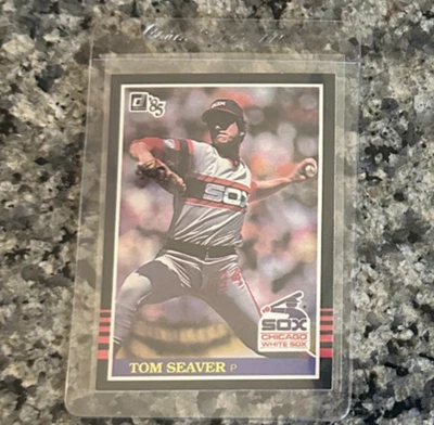 1985 DONRUSS #424A TOM SEAVER / FLOYD BANNISTER НОВОМ ОШИБКА ЧИКАГО БЕЛЫЙ SOX! - Изображение 1 из 2