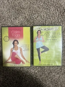 Tia Mowry’s Calm Yoga & Core Yoga With Tara Stiles DVD’s Brand New Sealed - Picture 1 of 4