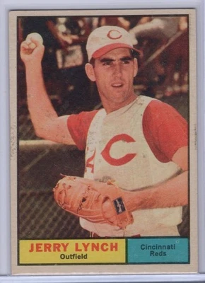 1961 Topps #97 Reds Jerry Lynch EXMT - Image 1 of 2