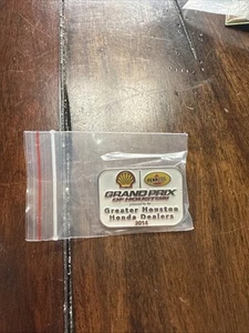 2014 Grand Prix Houston Rare Honda Dealer Pin Pennzoil Texas - Picture 1 of 2