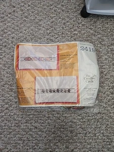 The Creative Circle Skating Bears Towels Counted Cross Stitch Kit #2419 - Picture 1 of 3