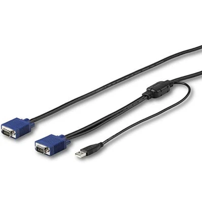 StarTech 10 ft. [3 m] USB KVM Cable for StarTech Rackmount Consoles - VGA and - Image 1 of 4