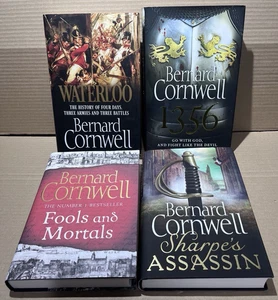 Bernard Cornwell Books - 4 Hardback Book Bundle VGC - Free Postage - Imagen 1 de 14