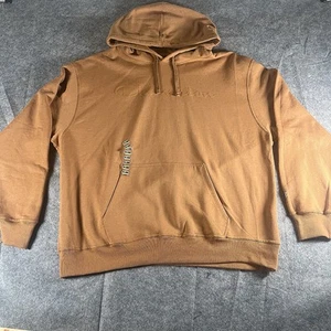 Men’ Champion brown hoodie with a front pocket subtle embroidered logo 2xL - Picture 1 of 7