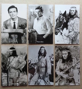Winnetou Pierre Brice Postkarten - Autogramm - Karl May Filme - Bild 1 von 9