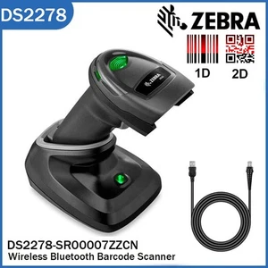 Escáner de código de barras inalámbrico Zebra DS2278-SR00007ZZCN lector de imágenes de área 1D 2D - Imagen 1 de 7