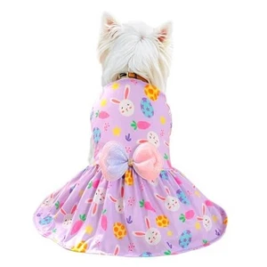 Pet Dog Easter Outfit, Puppy Dog Easter Clothes Egg Bunny Carrot Dog Skirt - Picture 1 of 6