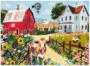 WerkShoppe - Wildflower Farm Puzzle 1000pc - Picture 1 of 2