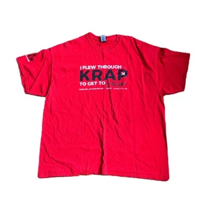 Camiseta Roja Manga Corta "Volé a través de KRAP para llegar a Sturgis" 2XL Unisex - Imagen 1 de 4