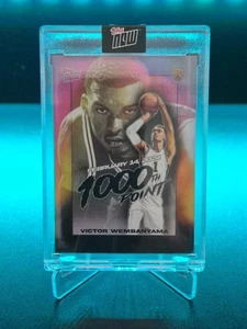 2023-24 Topps Now Victor Wembanyama RC 1000 th Point #VW-1 - Bild 1 von 2