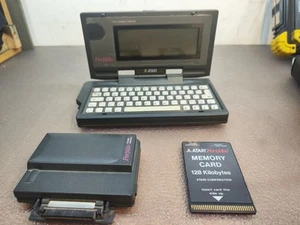Atari Portfolio with 128KB Memory Card – Vintage 16-Bit Palmtop+ İnterface - Bild 1 von 10